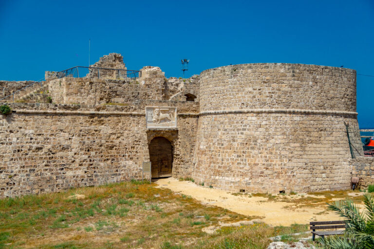 Discover Othello Castle in Famagusta, North Cyprus — a 14th-century fortress once guarding the port, redesigned by the Venetians, and immortalized by Shakespeare’s famous tragedy